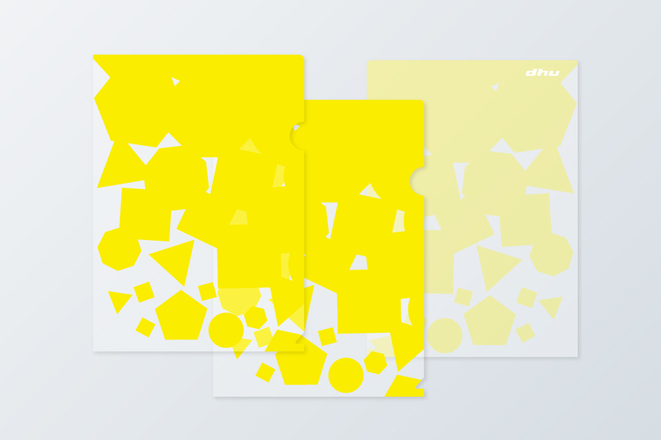 デジタルハリウッド大学　クリアファイル デザイン